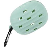 CHILDWEET Silicone Makeup Puff Holder Compact and No Burrs Makeup Sponge Storage Case with Cute Appearance and Fashion Design, for Business Trips and Travel in Light Green Colour