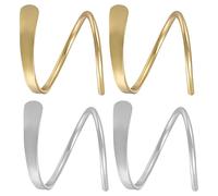 CHILDWEET Spiral Hoop Twist Earrings and Versatile Design Sterling Silver 2 Pairs Featuring a Simple Style Crafted from 925 Silver for Women for Parties and Casual Occasions for Everyday