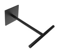 CHILDWEET Stainless Steel Standing Towel Holder Strong Bearing Capacity Compact Vertical Design Flat-Bottom Towel Rack Bathroom and Countertop Use Suitable for Rags