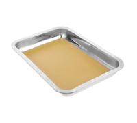 CHILDWEET Stainless Steel Tray A4 Anatomy Plate for Biological Experiment with Dissection Wax Pan, Lab Dissection Suitable for Educational and Medical Laboratory Use