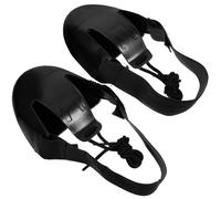 CHILDWEET Steel Toe Cap Safety Overshoes Shoe Toe Covers for Workers, Anti-Smash Reusable Protective Footwear Covers, EU Standard Size 36-46 for Workplace and Outdoor Use Black