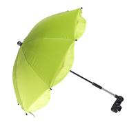 CHILDWEET Stroller Parasol Stroller Umbrella Adjustable Clip-on Push Chair Umbrella with Bendable Handle Silver Fabric and Steel Construction for Hot Summer Riding on Sunny Days
