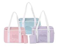 CHILDWEET Student Shoulder Bag Bright Candy Color Japanese Style with Waterproof Polyester Material and Zippered Compartments for School Teenagers for Traveling and Outdoor Camping
