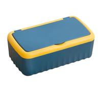 CHILDWEET tissue box case with lid Rectangular Tissue Box Holder Organizer High Capacity Easy Dispensing For Wipes and Office