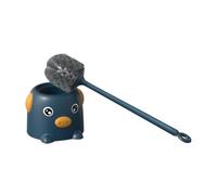 CHILDWEET Toilet Brush Bowl Cleaner Brush, Plastic, Blue, Non-slip Handle, Cleans Recesses and Corners, Removes Stubborn Stains, for Office and Shopping Mall
