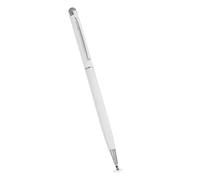 CHILDWEET Universal Fine Point Touchscreen Stylus Pen for Tablets and Phones, Precision Capacitive Stylus for Drawing and Note-taking, White Dual-use Screen Pen for Students and Artists