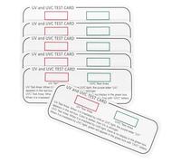 CHILDWEET UV Uvc Test Strips 6Pcs Portable UV Meter Cards for Accurate Sunlight and Protective Layer Assessment