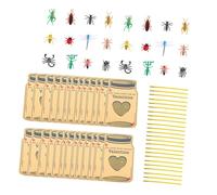 CHILDWEET Valentine's Day Greeting Card with Love Cards and Bug Figures Unique Handcrafted Design for Boys Classroom Party Classic Color Smooth Texture for Sending Sincere Blessings