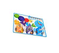 CHILDWEET Wooden Busy Board Educational for Early Development Cognitive Training Montessori Sensory Plaything for Preschool Learning