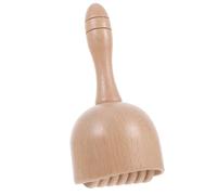 CHILDWEET Wooden Muscle Massager Stick for Relaxing Massage and Relieving Muscle Fatigue with Teeth Type Design Manual Body Massager for Fitness Enthusiasts the Aged