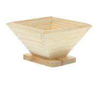 CHILDWEET Wooden Quadrangular Rice Dumpling Mold for DIY Zongzi Making, Easy to Clean Kitchen Mold in Beige, for Traditional Rice Pudding Preparation