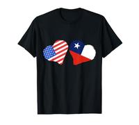 Chile America USA Chilean Flag Chilean Roots Chilean Pride Value Graphic T-Shirt