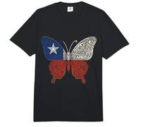 Chile Butterfly Chilean Flag Pride Comfort Colors Adult Heavyweight T-Shirt