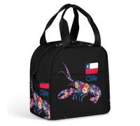 Chile Chilean Flag Lobster Lunch Bag Insulated Lunch Box Container