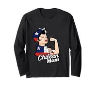 Chile Chilean Mom Chilean Flag Chilean Roots Chilean Pride Long Sleeve T-Shirt