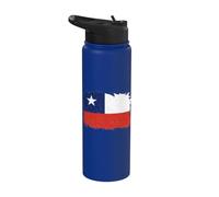 Chile Chilean Roots Chilean Pride Vintage Chilean Flag Stainless Steel Insulated Water Bottle