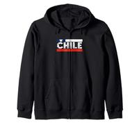Chile Chilean Roots Chilean Pride Vintage Chilean Flag Zip Hoodie