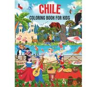 Chile Coloring Book for kids with facts
