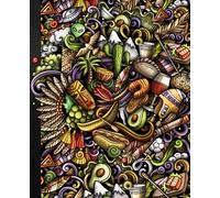 Chile Composition Notebook College Ruled: South American Themed Doodles Journal For School, College, Office, or Work | 7.5" x 9.25" | 120 Pages | No Label