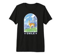 Chile Country in South America Andes Mountain Landscape lama Premium T-Shirt