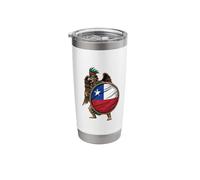 Chile Flag Chilean Flag Chilean Pride Chilean Roots Stainless Steel Insulated Tumbler