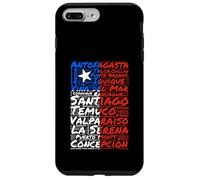Chile Flag Cities Word Art Chilean Pride Case for iPhone 7 Plus/8 Plus