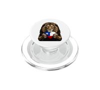Chile Flag Heart Pride Country Heritage Lion Chilean PopSockets PopGrip for MagSafe