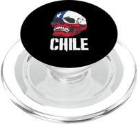 Chile Flag Skull Chilean Pride Patriotic PopSockets PopGrip for MagSafe