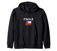 Chile Heritage Chilean Flag Chilean Roots Chilean Pride Zip Hoodie