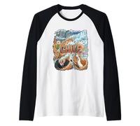 Chile Llama Vulture Pointing Meme - Chilean Souvenir Raglan Baseball Tee