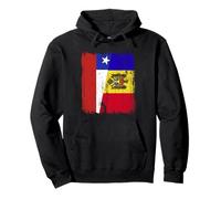 Chile Moldova Half Flag Chilean Moldovan Heritage Pullover Hoodie