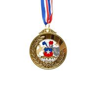 Chile National Emblem Country Gold Award Winner Medal First Place Ribbon