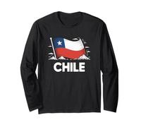 Chile Pride Flag Chilean Long Sleeve T-Shirt