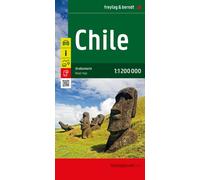 Chile Road Map 1:1,200,000 scale