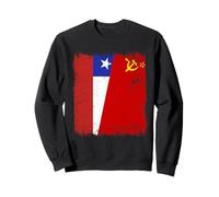Chile Soviet Union Flag Chilean CCCP Heritage Sweatshirt