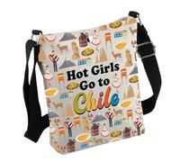 Chile Travel Gift Hot Girls Go to Chile Crossbody Bag Chile Lover Gift Chile Souvenir Gift Chile Welcome Gift for Her (ChileBag)
