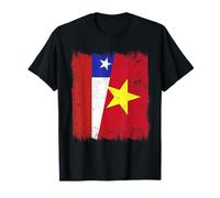 Chile Vietnam Half Flag Chilean Vietnamese History T-Shirt