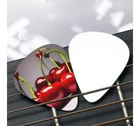 Chilean cherries Patterned guitar pick set - (thin/medium/thick), widely compatible with all kinds of stringed instruments,