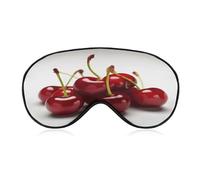 Chilean Cherries Sleep Mask,Adjustable Strap Sleeping Mask, Complete Light Blocking Sleep Shade Cover,Soft Breathable Comfortable Blindfold for Women and Men