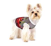 Chilean Cherries Small Dog Cotton Vest Large - Breathable, Comfortable Pet Shirt for Cats and Dogs