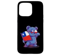 Chilean Flag Cute Bear Chilean Pride Chilean Roots Chile Case for iPhone 15 Pro Max