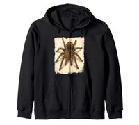 Chilean Rose Tarantula Rose Hair Spider Arachnid Lovers Zip Hoodie