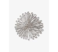 Chilewich Chilewich Bloom Pressed-Vinyl Coasters Set Of Six Gunmetal