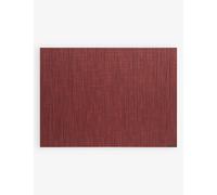 Chilewich Chilewich Rectangle-Shape Woven Bamboo Placemat 36cm x 48cm Cranberry