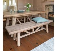 Chilford Outdoor Solid Wood Bench Small