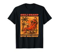 Chili Champ Funny Cook Off Humor for BBQ Lovers T-Shirt