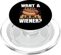 Chili Dogs Sausage Chili Con Carne Lovers Taste Of My Wiener PopSockets PopGrip for MagSafe