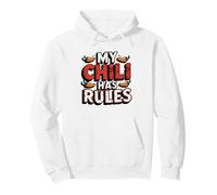 Chili Has Rules Typography Humor Purist Cook Off Pullover Hoodie