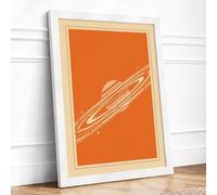 Chili in Cream Minimalist Framed Wall Art Print A3 (42×29.7cm) White, Wall Decor for Living Room, Bedroom, Office & Home, Ready to Hang, Art Gift