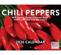 Chili Pepper Calendar 2026 Wall